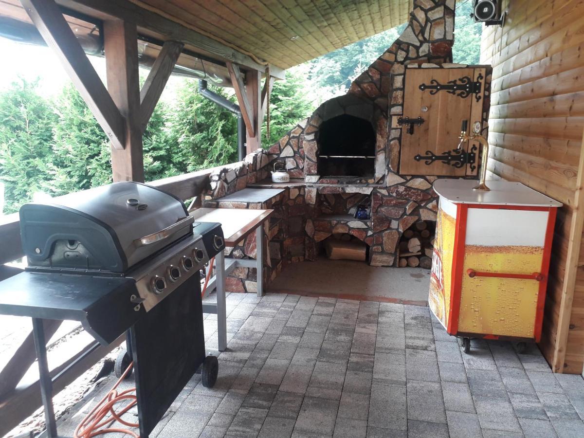Jaskowa Chata Bieszczady Apartament Z Basenem Baligrod Luaran gambar